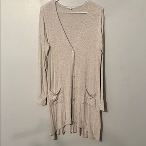 Maurices Heather Gray Knit Cardigan
